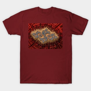 Fractal landscape (landscape version) T-Shirt